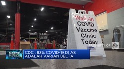 CDC: 83% Covid-19 di AS Varian Delta