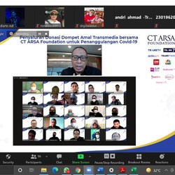 TRANSMEDIA & CT ARSA Foundation Salurkan Hazmat Hingga Masker