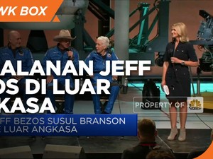 Intip Perjalanan Jeff Bezos yang Berhasil ke Luar Angkasa