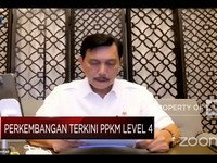 Penjelasan Menko Luhut Soal PPKM Level 4 & Penanganan Covid