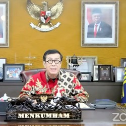 Menkumham Yasonna: Mentan SYL Belum Masuk ke Indonesia