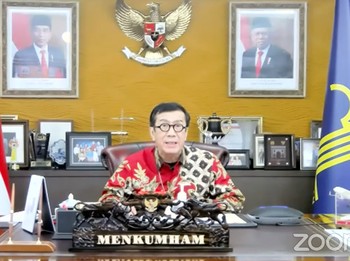 Menkumham Yasonna: Mentan SYL Belum Masuk ke Indonesia