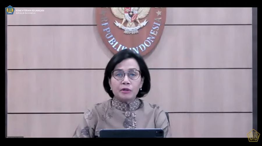 Menteri Keuangan Sri Mulyani Saat Konferensi Pers APBN KITA Juli 2021. (Tangkapan Layar Youtube Kemenkeu RI)