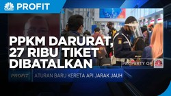 PPKM Darurat, Ada 27 Ribu Pembatalan Tiket Kereta Api
