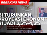 BI Turunkan Proyeksi Ekonomi RI 2021 Menjadi 3,5%-4,3%
