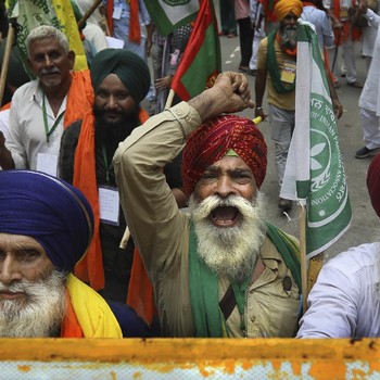 Potret Petani India Protes Keras PM Modi Gegara UU Pertanian