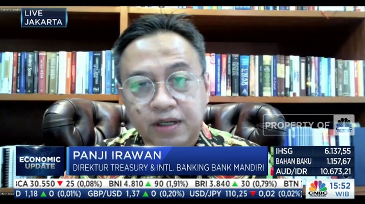 Direktur Treasury & International Banking Bank Mandiri, Panji Irawan Direktur Treasury & International Banking Bank Mandiri, Panji Irawan