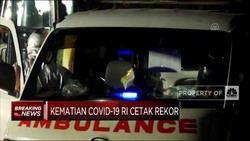 Kematian Covid-19 RI Kembali Cetak Rekor