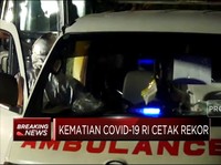 Kematian Covid-19 RI Kembali Cetak Rekor