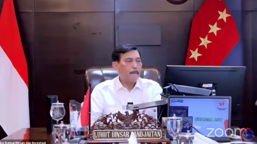 Menteri Koordinator Bidang Kemaritiman dan Investasi Luhut Binsar Panjaitan (Tangkapan Layar Youtube Kemenko Bidang Kemaritiman dan Investasi RI)