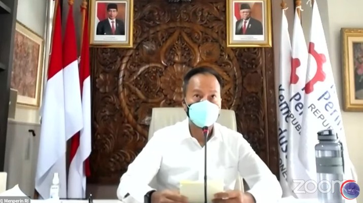 Menteri Perindustrian RI, Agus Gumiwang (Tangkapan Layar Youtube Kemenko Bidang Kemaritiman dan Investasi RI) Menteri Perindustrian RI, Agus Gumiwang (Tangkapan Layar Youtube Kemenko Bidang Kemaritiman dan Investasi RI)
