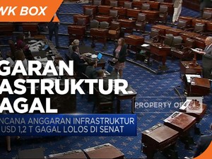 Rencana Anggaran Infrastruktur AS Gagal di Senat