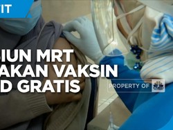Stasiun MRT Kembali Sediakan Vaksin Gratis