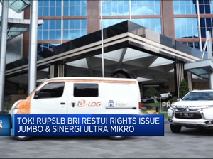 RUPSLB BRI Restui Rights Issue Jumbo & Sinergi Ultra Mikro