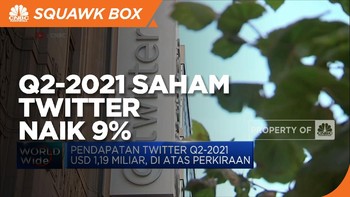 Rilis Kinerja Q2-2021, Saham Twitter Naik 9%