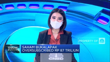 Wow! Permintaan Saham Bukalapak Tercatat Mencapai Rp 87 T