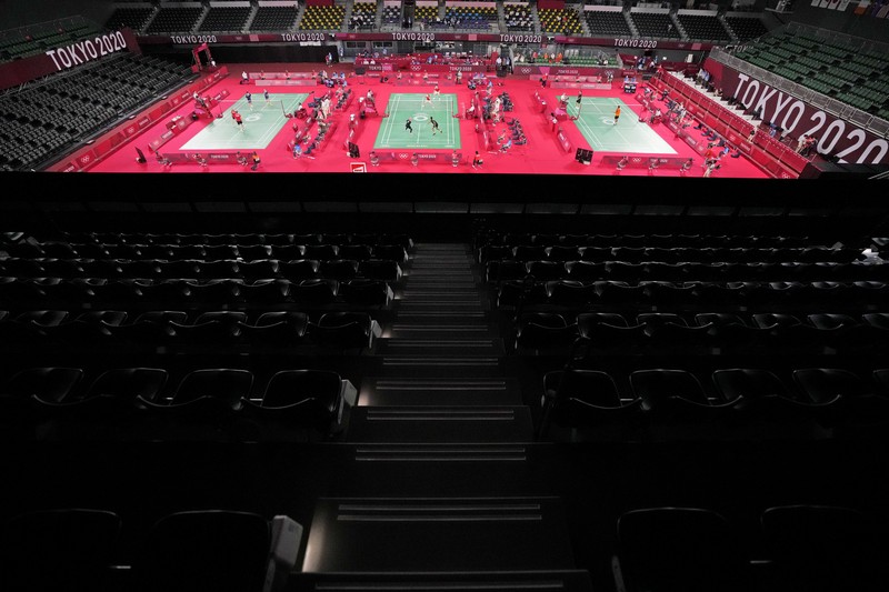 Bulu Tangkis Olimpiade Tokyo 2020. (AP/Dita Alangkara) Bulu Tangkis Olimpiade Tokyo 2020. (AP/Dita Alangkara)