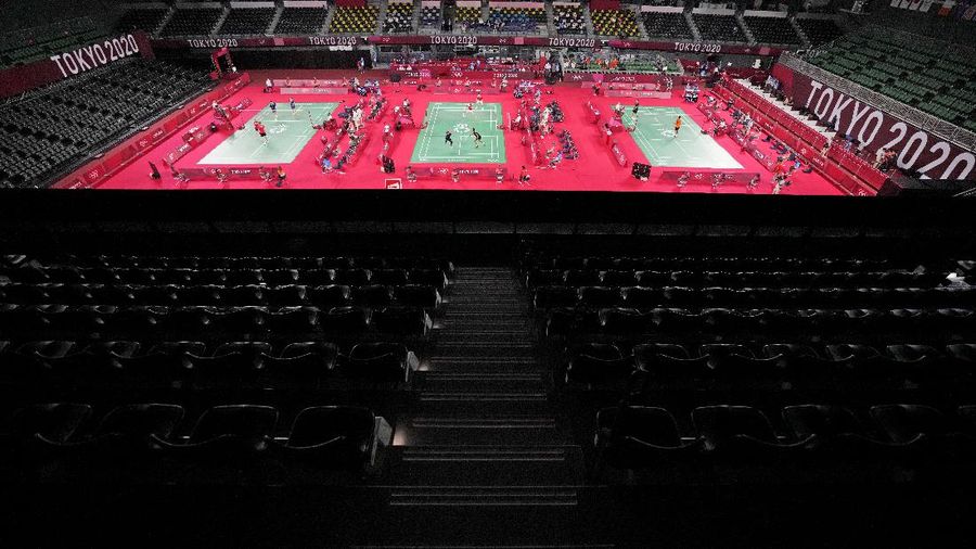 Bulu Tangkis Olimpiade Tokyo 2020. (AP/Dita Alangkara)