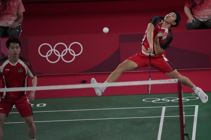 Bulu Tangkis Olimpiade Tokyo 2020. (AP/Dita Alangkara)