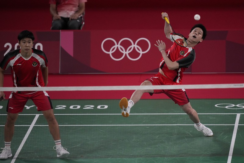 Bulu Tangkis Olimpiade Tokyo 2020. (AP/Dita Alangkara)