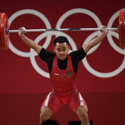 Selamat! Lifter Eko Yuli Rebut Perak Olimpiade Tokyo 2020