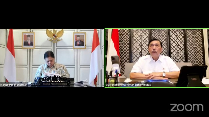 Konferensi Pers Evaluasi dan Penerapan PPKM (Tangkapan Layar Youtube PerekonomianRI) Konferensi Pers Evaluasi dan Penerapan PPKM (Tangkapan Layar Youtube PerekonomianRI)