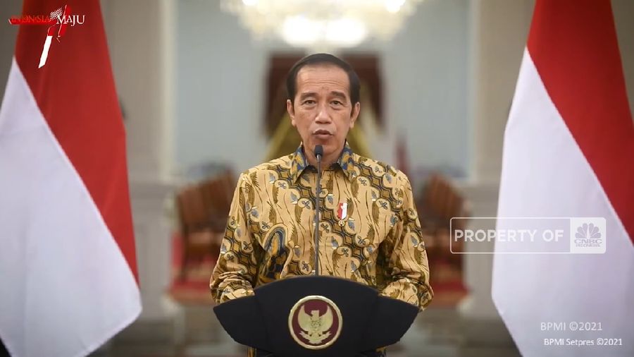 Presiden Jokowi Perpanjang PPKM Level 4 Hingga 2 Agustus 2021 (CNBC Indonesia TV)