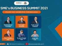 UK SME's Business Summit 2021: BNI Dukung UMKM Go Global
