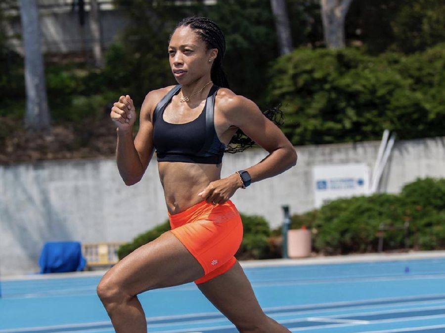 Allyson Felix atlet lari di ajang Olimpiade Tokyo 2020. (Dok: ig allysonfelix)