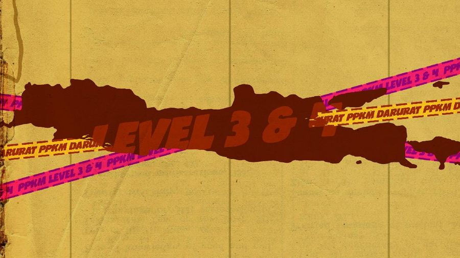 Infografis: Daftar Terbaru Daerah yang Masuk Level 3 dan Level 4 PPKM