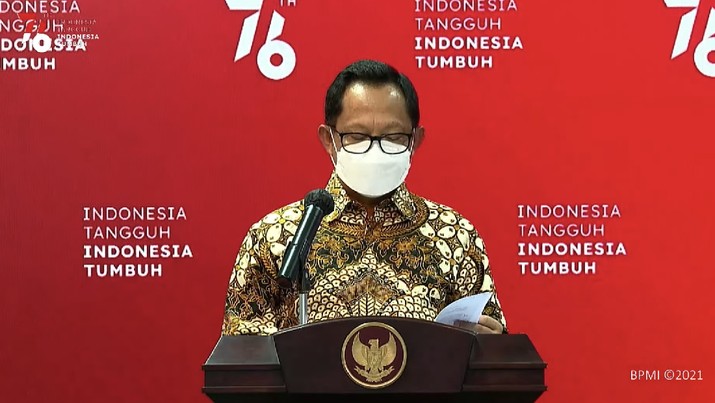 Keterangan pers menteri dalam negeri terkait PPKM Level 4. Ist Keterangan pers menteri dalam negeri terkait PPKM Level 4. Ist
