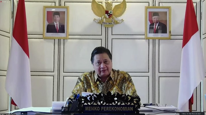 Keterangan pers menteri terkait ratas mengenai pinjaman kredit usaha rakyat pertanian, Senin (26/7/2021). Ist Keterangan pers menteri terkait ratas mengenai pinjaman kredit usaha rakyat pertanian, Senin (26/7/2021). Ist