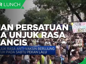 Seruan Presiden Prancis Pasca-Unjuk Rasa Anti Vaksin