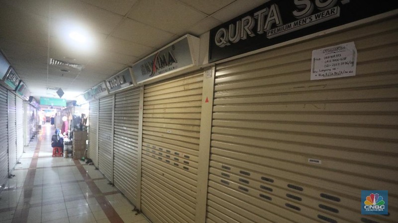 Ruko Pasar Tanah Abang. (CNBC Indonesia/Andrean Kristianto)