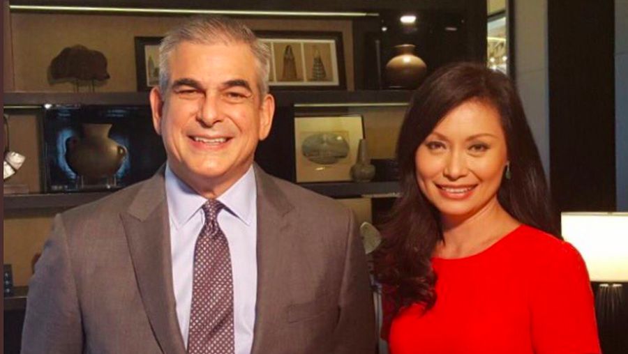 Bos Ayala Corporation Jaime Augusto Zobel de Ayala dan Anchor of Managing Asia CNBC Christine Tan, dok Twitter Christine Tan
