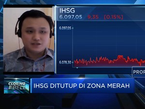 Net Buy Asing Melemah, IHSG Ditutup di Zona Merah