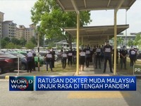 Ratusan Dokter Muda Malaysia Demo Mogok Kerja