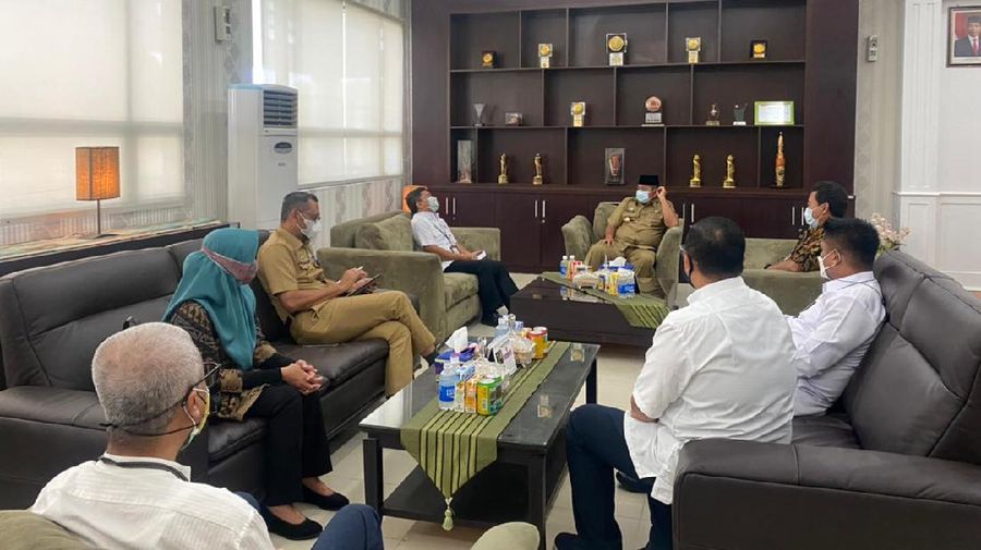 SKK Migas-Pertamina-Chevron Sambangi Kepala Daerah WK Rokan. (Dok: SKK Migas)