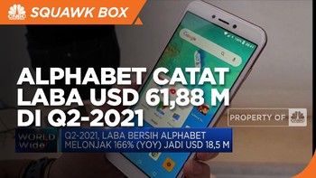 Alphabet Catat Laba USD 61,88 Miliar di Q2-2021