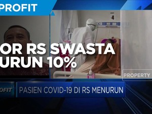 BOR Ruang Isolasi RS Swasta Jakarta Turun ke-70% & ICU 87%