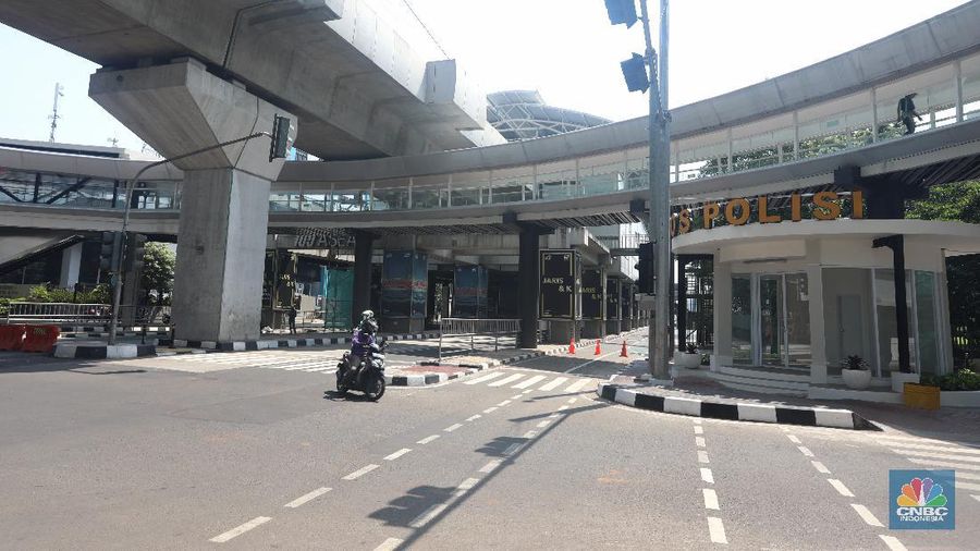Halte CSW (CNBC Indonesia/Andrean Kristianto)