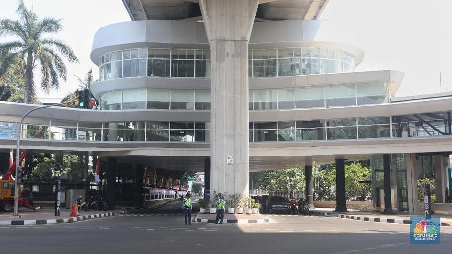 Halte CSW (CNBC Indonesia/Andrean Kristianto)