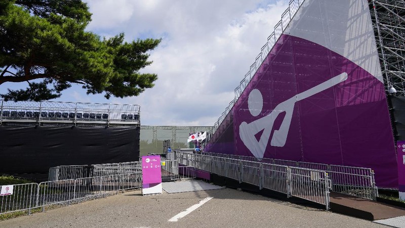 Olimpiade Tokyo 2020 tanpa penonton. (AP/Petros Giannakouris)