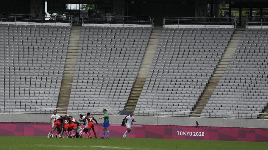 Olimpiade Tokyo 2020 tanpa penonton. (AP/Petros Giannakouris)