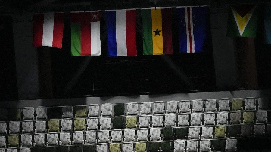 Olimpiade Tokyo 2020 tanpa penonton. (AP/Charlie Riedel)