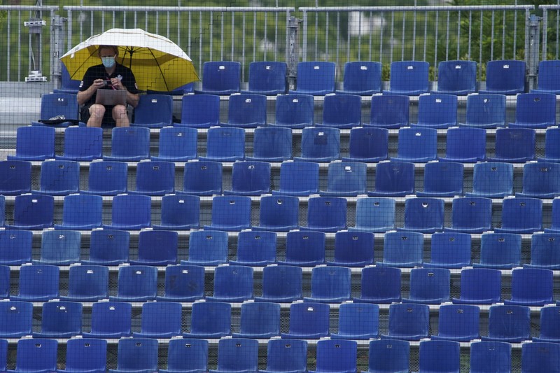 Olimpiade Tokyo 2020 tanpa penonton. (AP/Petros Giannakouris) Olimpiade Tokyo 2020 tanpa penonton. (AP/Petros Giannakouris)
