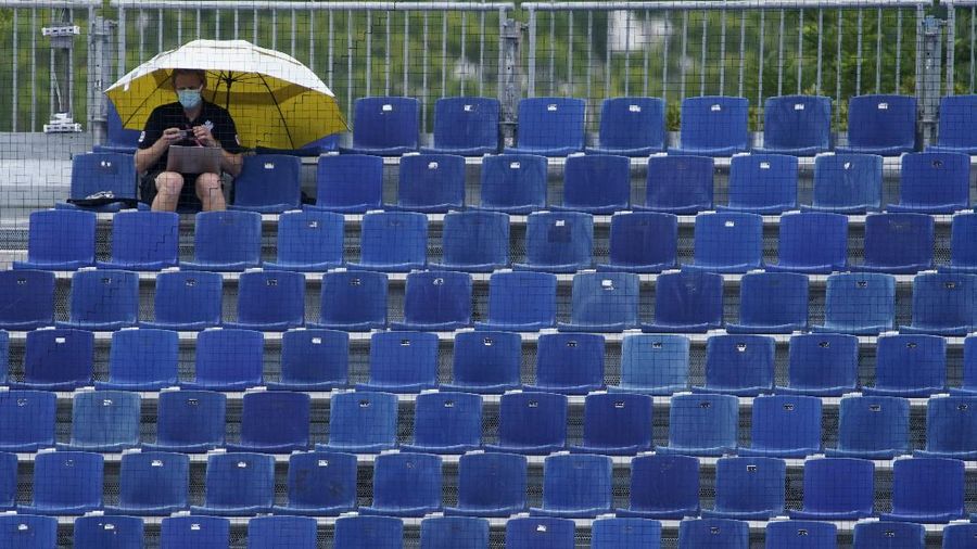 Olimpiade Tokyo 2020 tanpa penonton. (AP/Petros Giannakouris)
