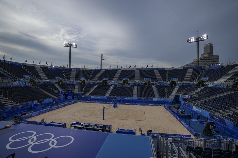 Olimpiade Tokyo 2020 tanpa penonton. (AP/Petros Giannakouris)