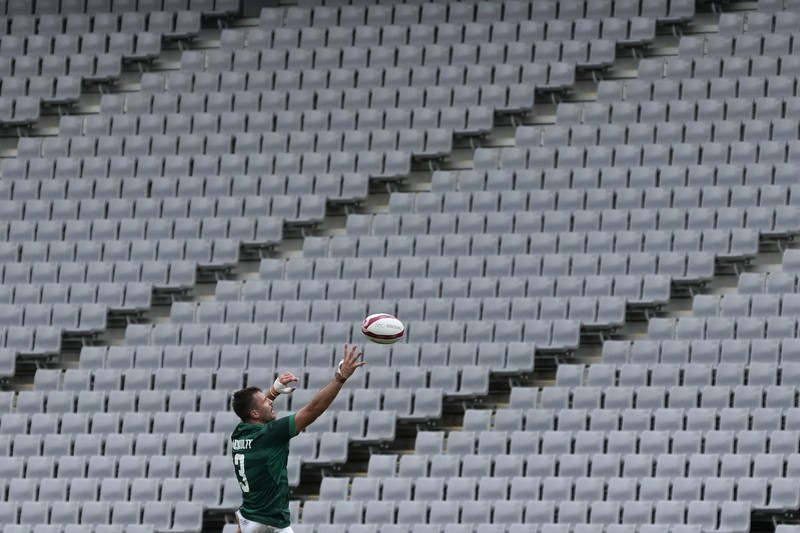 Olimpiade Tokyo 2020 tanpa penonton. (AP/Petros Giannakouris)