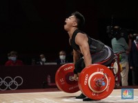 Selamat! Lifter Rahmat Erwin Raih Perunggu di Olimpiade Tokyo